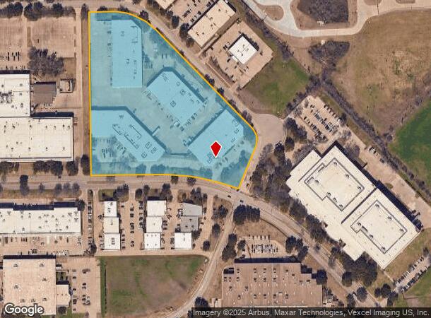 2910 Skyway Cir N, Irving, TX Parcel Map