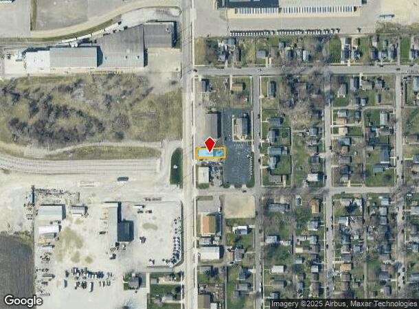  1630 S Olive St, South Bend, IN Parcel Map