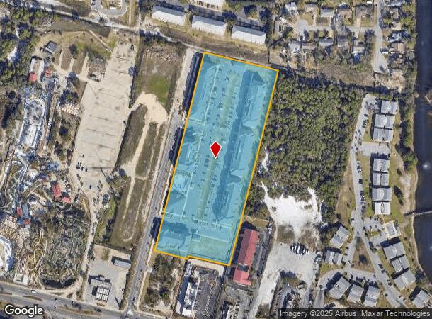 160 S Mattie M Kelly Blvd, Destin, FL Parcel Map