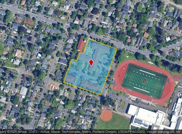  9121 N Burr Ave, Portland, OR Parcel Map