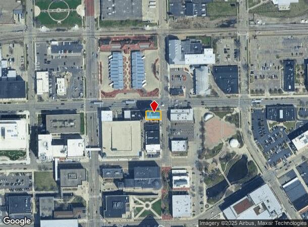  345 N Burdick St, Kalamazoo, MI Parcel Map