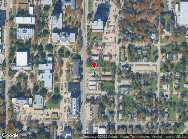 1116 N Bell Ave, Denton, TX Parcel Map