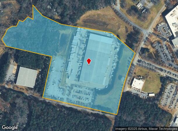 1655 Olympic Dr, Athens, GA Parcel Map