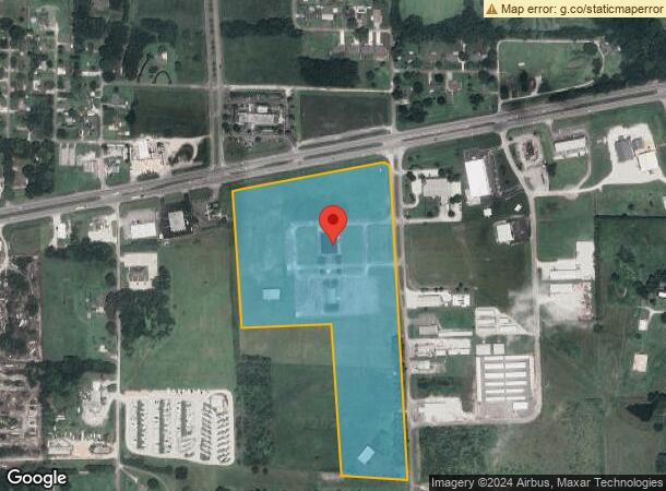  617 Highway 72 W, Tuscumbia, AL Parcel Map