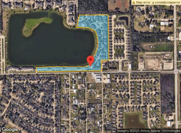  2920 Oak Rd, Pearland, TX Parcel Map