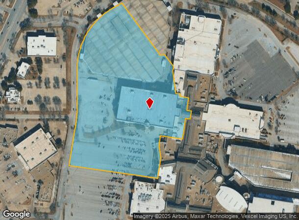 3821 S Cooper St, Arlington, TX Parcel Map