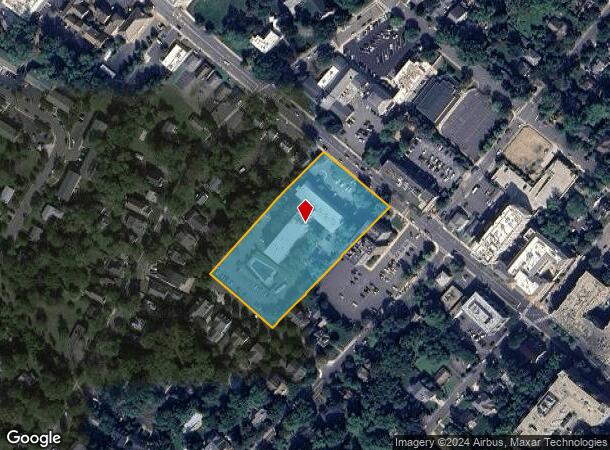  809 W Broad St, Falls Church, VA Parcel Map