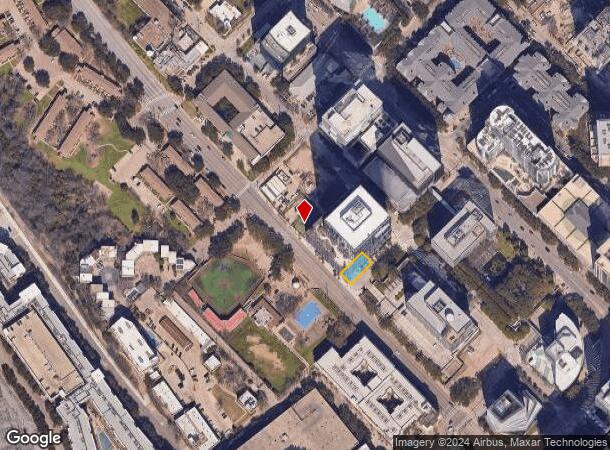  2800 Harry Hines Blvd, Dallas, TX Parcel Map