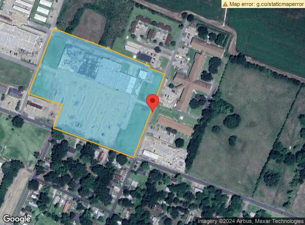  1004 N Reed St, Ville Platte, LA Parcel Map