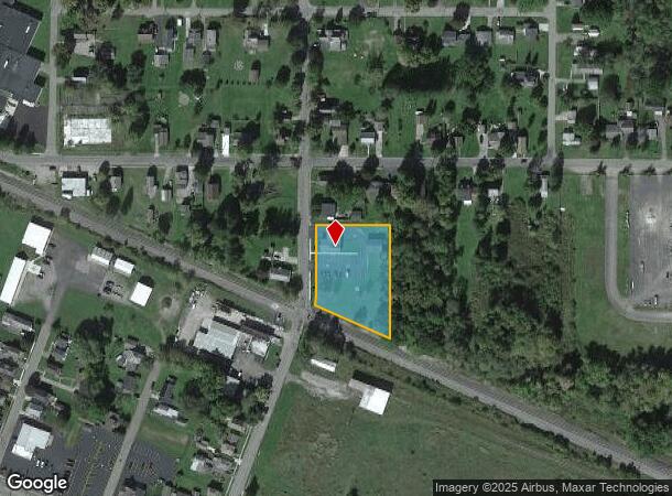 206 N Clark St, Olean, NY Parcel Map