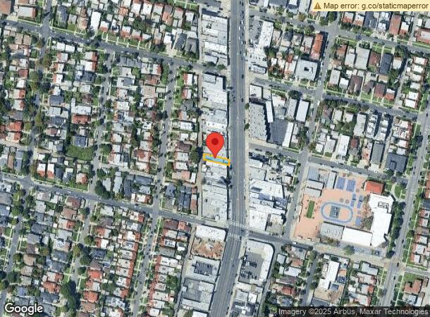  1633 S La Cienega Blvd, Los Angeles, CA Parcel Map