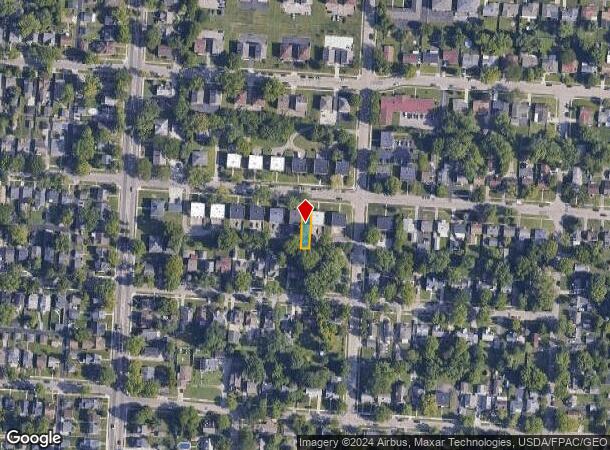  554 Hadley Ave, Dayton, OH Parcel Map