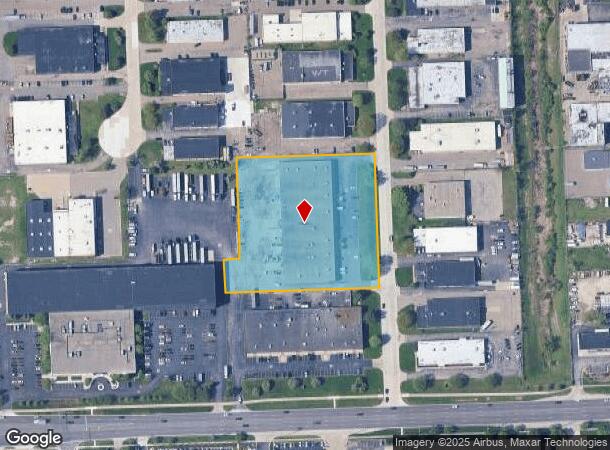 251 Executive Dr, Troy, MI Parcel Map