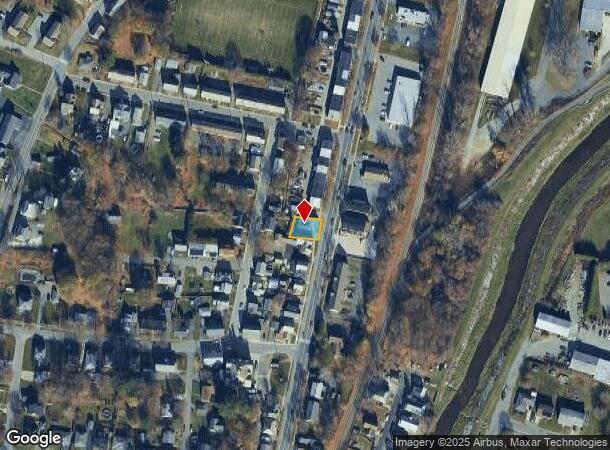 128 Columbia St, Adams, MA Parcel Map