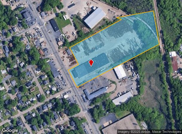 1093 N Montello St, Brockton, MA Parcel Map