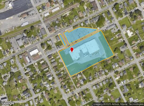1245 W Southern Ave, Williamsport, PA Parcel Map