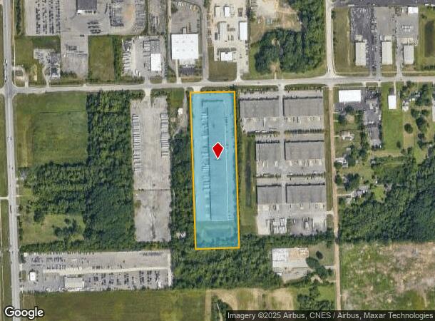  28825 Goddard Rd, Romulus, MI Parcel Map