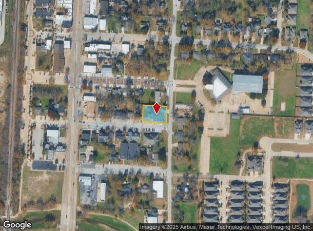  232 S Elm St, Keller, TX Parcel Map