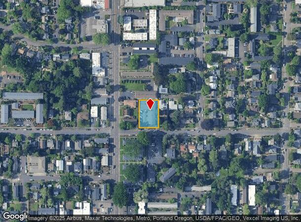  3933 Se Francis St, Portland, OR Parcel Map