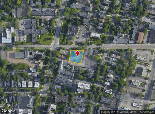  88 W Utica St, Buffalo, NY Parcel Map