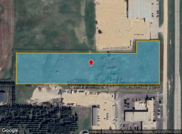  3801 Frontage Rd, Minot, ND Parcel Map