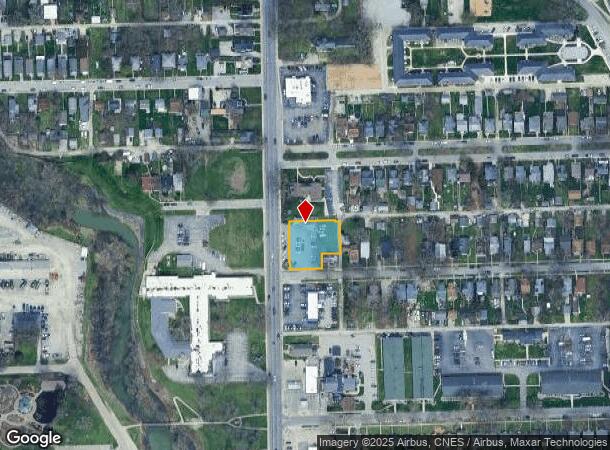  1702 Spy Run Ave, Fort Wayne, IN Parcel Map