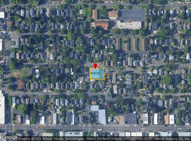  1304 Se 41St Ave, Portland, OR Parcel Map