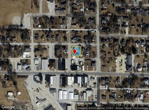 155 N Jefferson St, Brook, IN Parcel Map