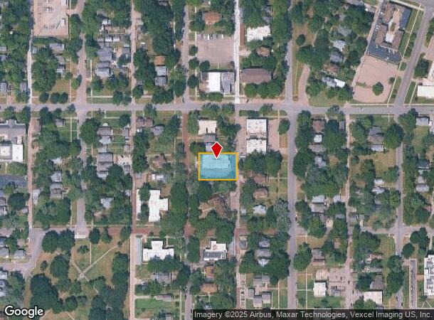  1256 Sw Fillmore St, Topeka, KS Parcel Map