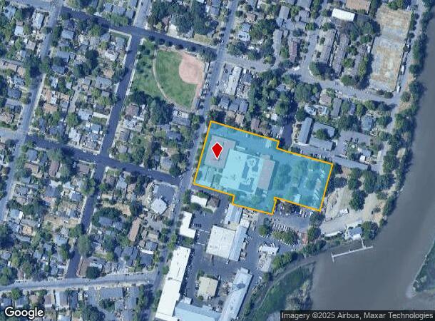 100 Coombs St, Napa, CA Parcel Map