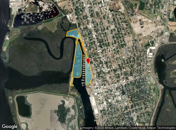 1927 Newcastle St, Brunswick, GA Parcel Map