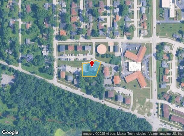 402 E Hickory Rdg, Glenwood, IL Parcel Map