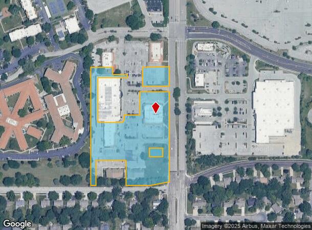  9764 Quivira Rd, Lenexa, KS Parcel Map