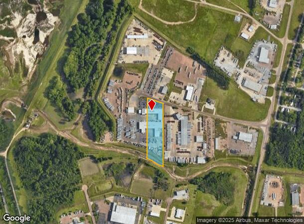 135 Riverview Dr, Richland, MS Parcel Map