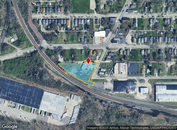  221 N Detroit Ave, Toledo, OH Parcel Map