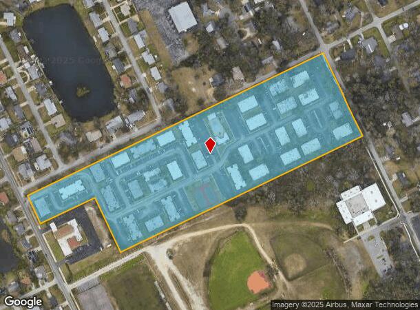  875 Derbyshire Rd, Daytona Beach, FL Parcel Map