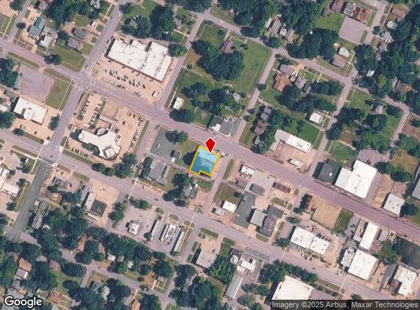 1001 W Broadway St, Muskogee, OK Parcel Map