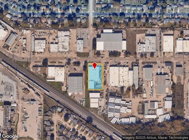 802 E Walnut St, Garland, TX Parcel Map
