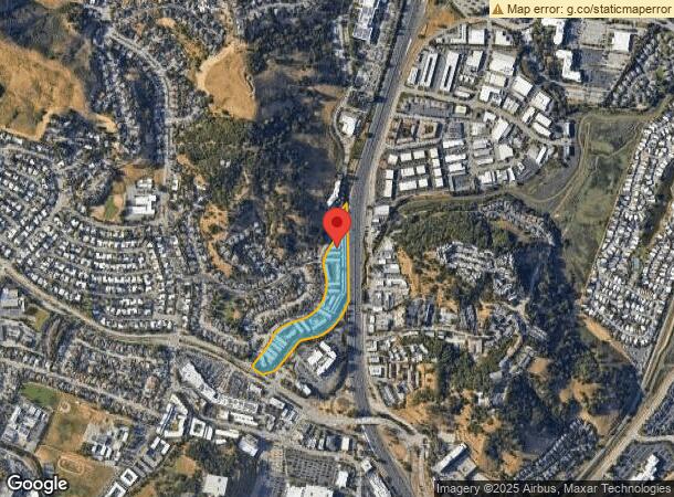  1030 Los Gamos Rd, San Rafael, CA Parcel Map