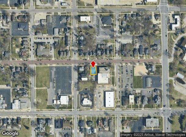  906 E Washington St, South Bend, IN Parcel Map