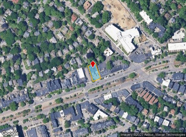 1658 Beacon St, Brookline, MA Parcel Map