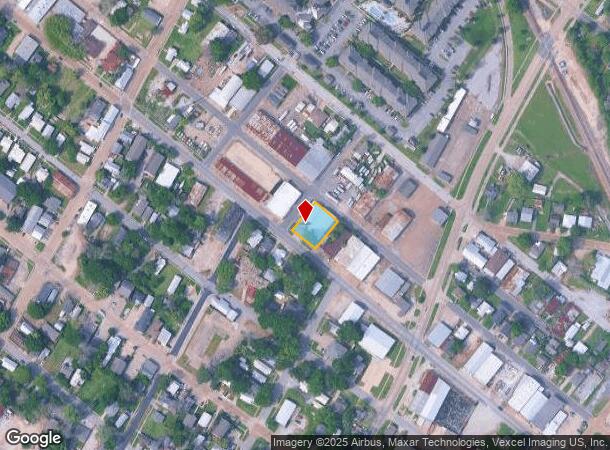  1609 Jefferson St, Lafayette, LA Parcel Map