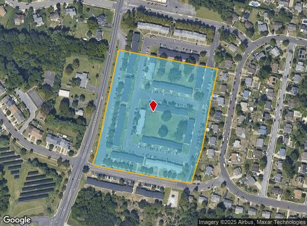  1701 Salem Rd, Burlington, NJ Parcel Map