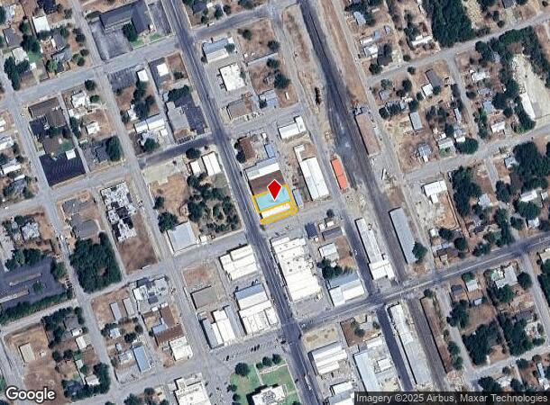 1206 Fisher St, Goldthwaite, TX Parcel Map