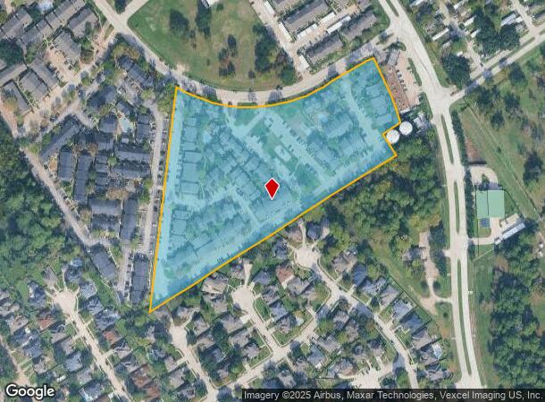  14131 Cornerstone Village Dr, Houston, TX Parcel Map