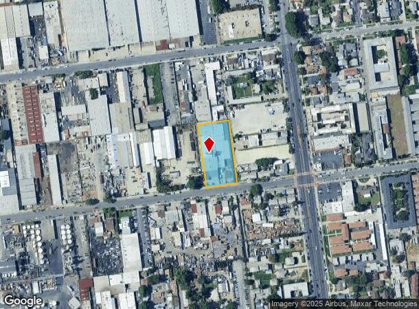  533 E Pine St, Compton, CA Parcel Map