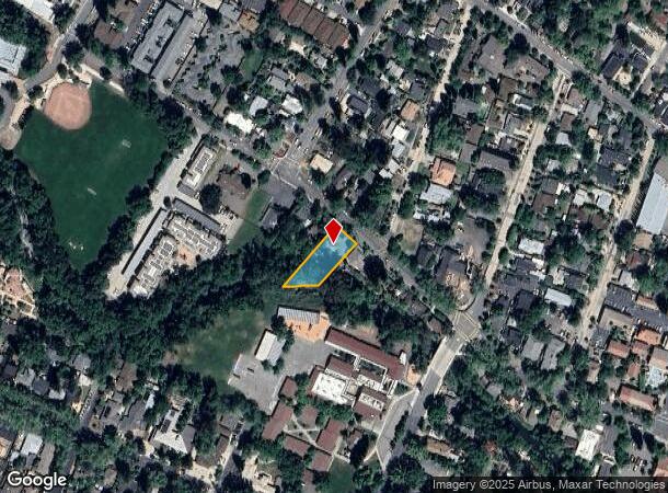  1605 Washington St, Calistoga, CA Parcel Map