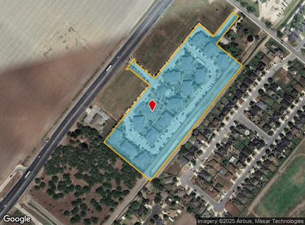 349 S Helen Moore Rd, San Benito, TX Parcel Map