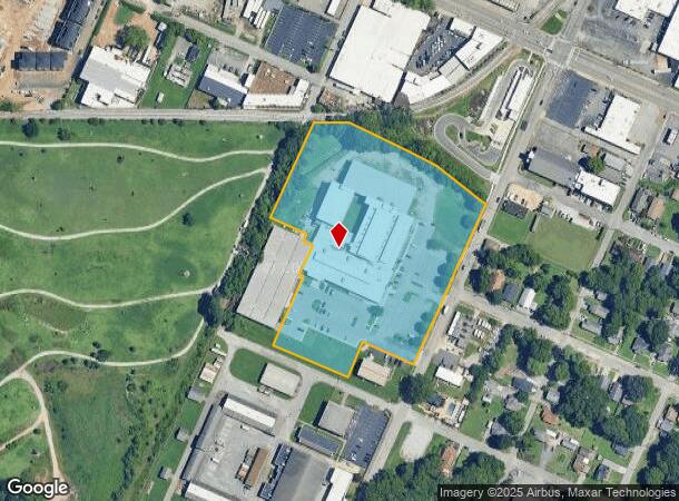  1601 S Holtzclaw Ave, Chattanooga, TN Parcel Map