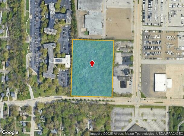  Independence Ave, Akron, OH Parcel Map